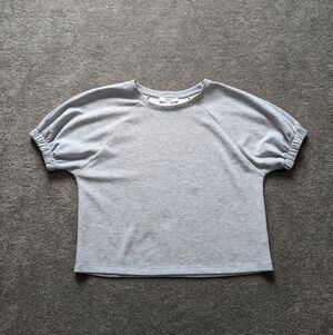 C by One gray shirt sleeve sweatshirt lounge wear women's Large